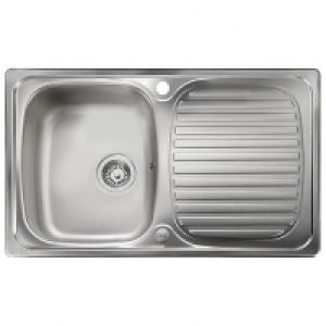Leisure Linear Compact 1 Bowl Reversible Inset Stainless Ste £69.00