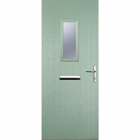 Wickes  Euramax 1 Square Chartwell Green Left Hand Composite Door 84