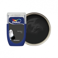Wickes  Dulux - Rich Black - Emulsion Paint Tester Pot 30ml