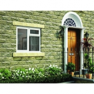 White Double Glazed Timber Casement Window - 3-Lite Left Hun