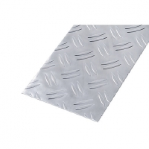 Wickes Metal Sheet Aluminium Checkerplate - 120mm x 1m £14.20