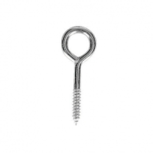 Wickes Screwed Eyes - Zinc 40mm Pack of 10