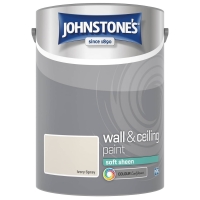 BMStores  Johnstones Paint Vinyl Soft Sheen Emulsion - Ivory Spray 5L