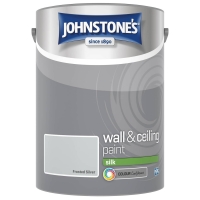 BMStores  Johnstones Paint Vinyl Silk Emulsion - Frosted Silver 5L