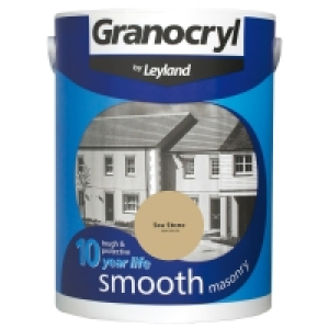 BMStores  Granocryl Smooth Masonry Paint - Sea Stone 5L