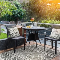 HomeBargains  The Outdoor Living Collection: 150cm x 240cm Grey Rug