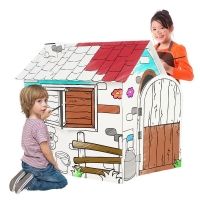HomeBargains  Create & Play: Colour Your Own Playhouse