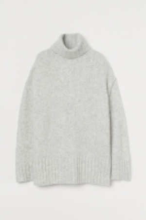 Polo-neck jumper £16.00