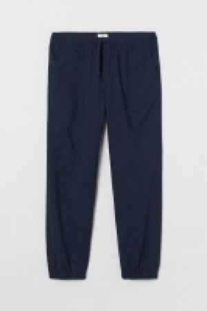 HM  Regular Fit Linen-mix joggers