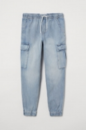 HM  Regular Cargo Denim Joggers
