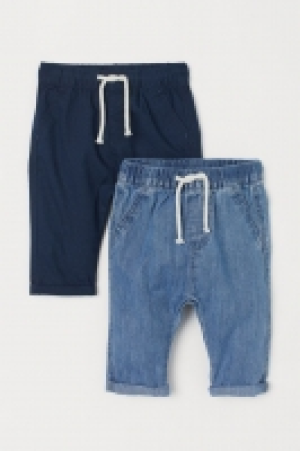 2-pack pull-on trousers £10.00