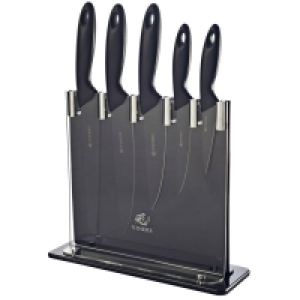 RobertDyas  Viners Silhouette Six-Piece Knife Block Set - Black