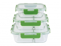 Lidl  Ernesto Glass Food Storage Containers 3 Pack