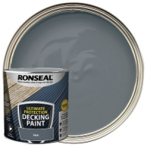 Ronseal Ultimate Protection Slate Decking Paint - 2.5L £28.00