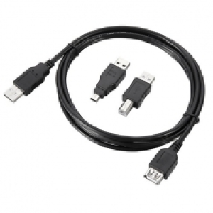 Ross 5 to 1 USB 2.0 Connection Kit - White 1.8m