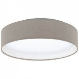 Eglo Pasteri LED Taupe Ceiling Light - 11W