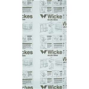 Wickes Durable Clear Acrylic Sheet - 900mm X 1800mm £35.00