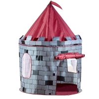 QDStores  Grey Knight Castle Play Tent Indoor Outdoor Garden Playhouse