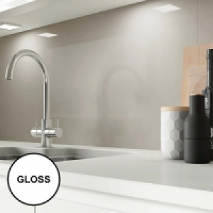 AluSplash Splashback Warm Grey 800 x 600mm - Gloss £145.00