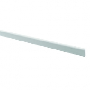 Wickes PVCu White Cloaking Profile 45 x 2500mm Pack 5 £19.00