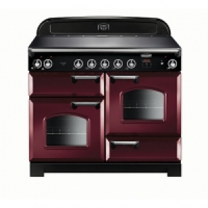 Wickes  Rangemaster Classic 110cm Induction Range Cooker - Cranberry