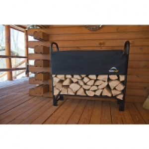 ShelterLogic 4 x 2ft Steel Frame Log Rack - Black £82.00