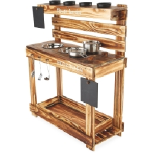 Aldi  Little Town Brown Mud Kitchen