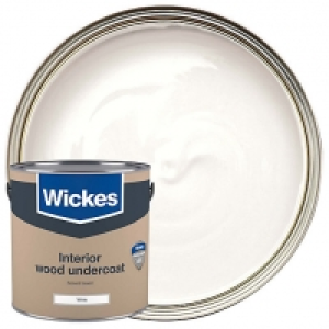 Wickes Solvent Based Undercoat White 2.5L £15.00
