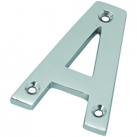 Wickes  Wickes Door Letter A - Chrome