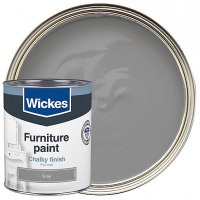 Wickes  Wickes Grey Furniture Paint - 750ml