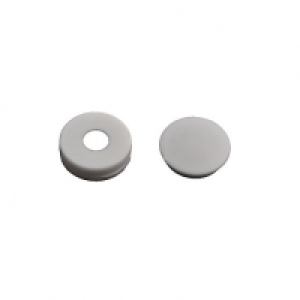 Wickes Screw Cover Gauge Caps - White 13mm Pack of 10