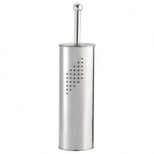Croydex Toilet Brush & Holder - Brushed Steel &pound;5.00
