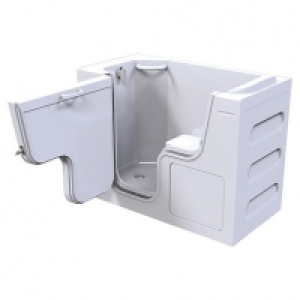 Wickes Serenity Left Hand Straight Wide Door Easy Access Bat £3,255.00
