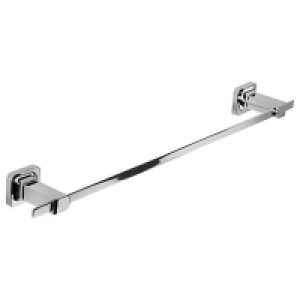 Wickes  Croydex Flexi-Fix Shoreditch Bathroom Towel Rail - Chrome