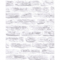 Wickes  Superfresco Easy Brick White Decorative Wallpaper - 10m