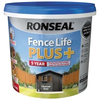 BMStores  Ronseal Fence Life Plus+ 5L - Charcoal