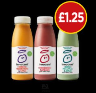 Innocent Magnificent Mango Smoothie, Seriously Strawberry Sm £1.25