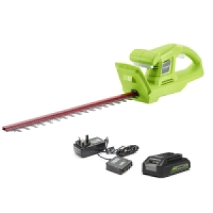 Greenworks 24v Cordless Hedge Trimmer with 2Ah Lithium-ion B £79.99