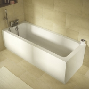 Wickes  Wickes Camisa Reinforced Straight Bath - 1700 x 700mm