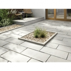 Marshalls Indian Sandstone Riven Grey Multi Paving Slab 600  £10.00