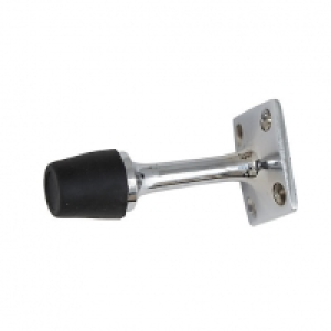 Wickes Projection Door Stop - Chrome 75mm