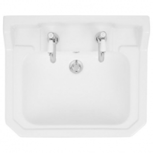 Wickes Oxford Traditional 2 Tap Hole Semi Recessed Bathroom  £135.00