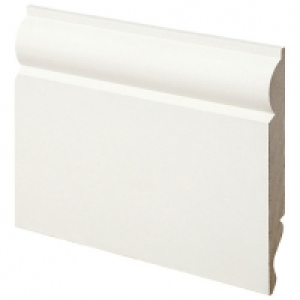 Wickes  Torus / Ogee White MDF Skirting - 18mm x 119mm x 4.2m