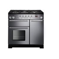 Wickes  Rangemaster Infusion 90cm Dual Fuel Range Cooker - Stainless