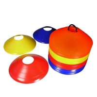 QDStores  Pack Of 50 Multi Coloured Space Disc Training Marker with St