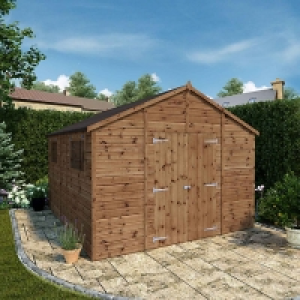 Wickes  Mercia 12 x 10ft Pressure Treated Shiplap Apex Garden Worksh