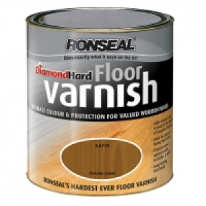 Ronseal Diamond Hard Floor Varnish - Dark Oak 2.5L
