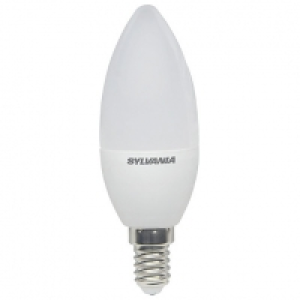 Sylvania LED Non Dimmable Frosted Candle E14 Light Bulb - 3W