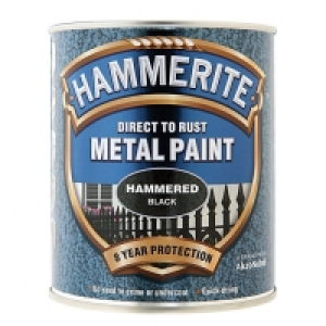 Hammerite Metal Paint - Hammered Black 750ml £15.00