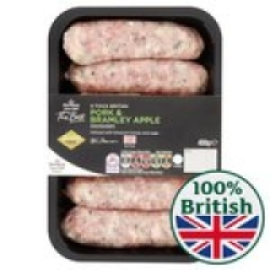 Morrisons The Best Thick Pork & Bramley Apple Sausages £2.75